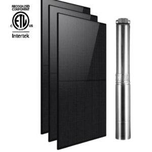 1.61 HP Solar-Powered Submersible Pump Kit