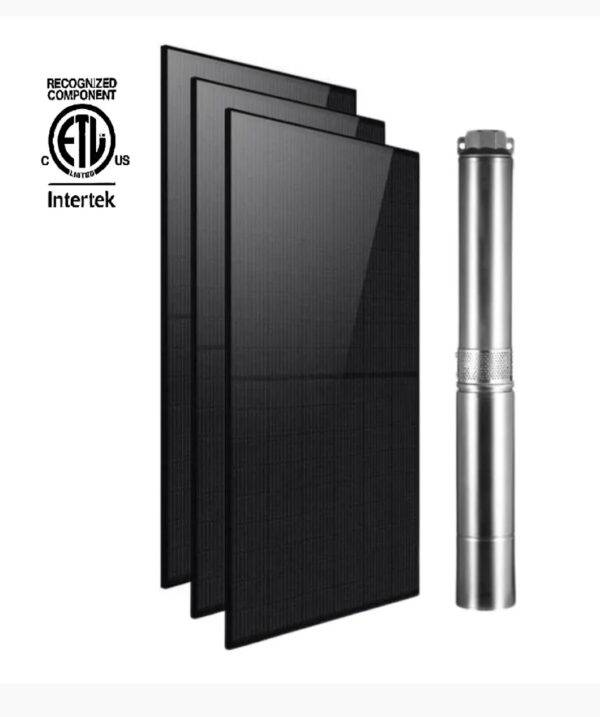 1.61 HP Solar-Powered Submersible Pump Kit