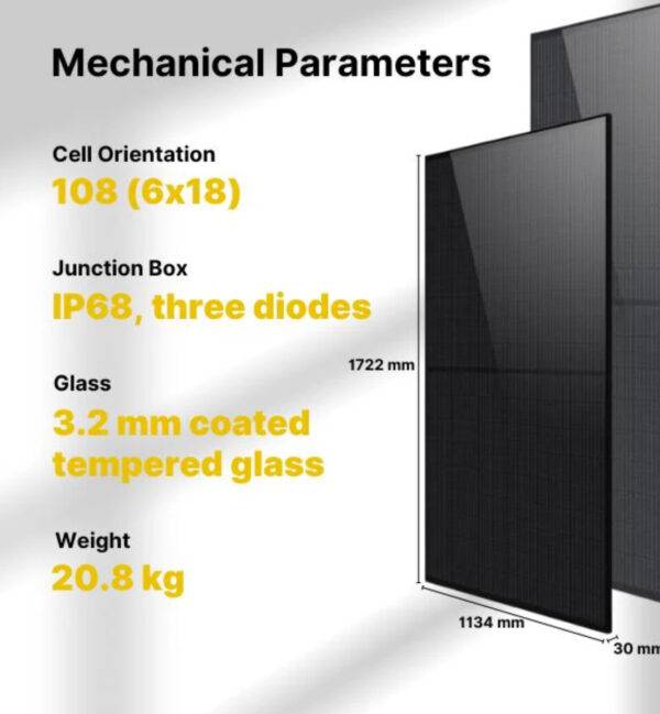 LONGi 400W Monocrystalline Rigid Solar Panel - Image 4