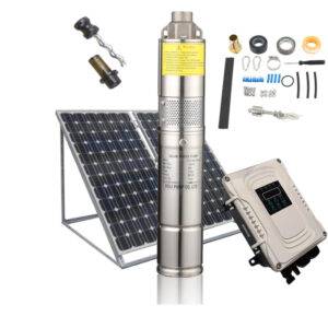 80m Head Dc Solar Borehole Pumps For Irrigation Deep Solar Helical Deep Well Pump With Screw 24V Solar Water Pump ,High Efficiency