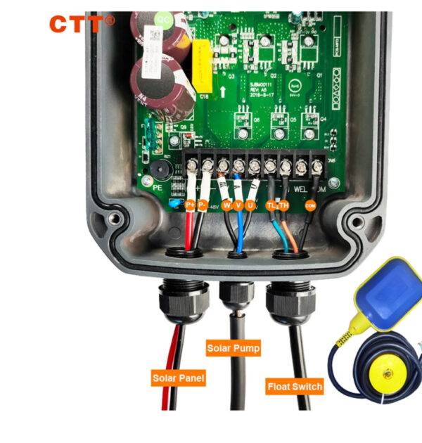 80m Head Dc Solar Borehole Pumps For Irrigation Deep Solar Helical Deep Well Pump With Screw 24V Solar Water Pump ,High Efficiency - Image 7