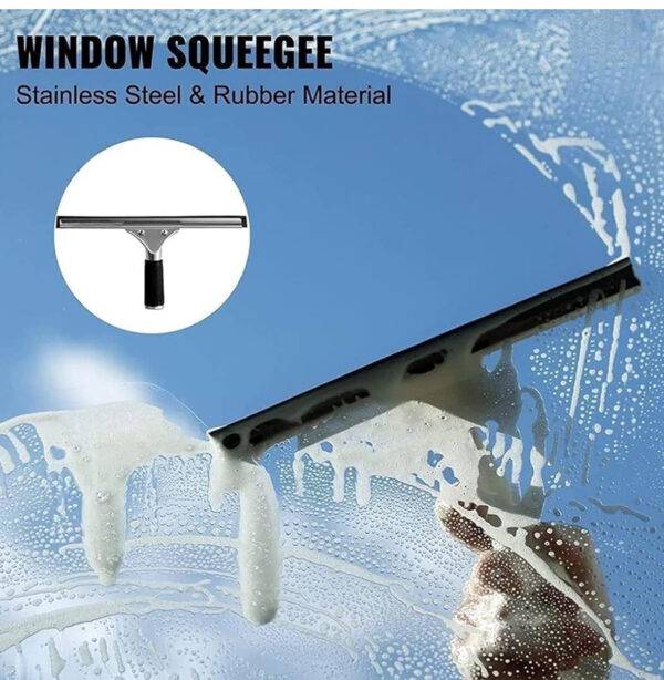 Solar Panel Cleaning Brush & Squeegee with Inline Water Filter System, Water Fed Pole Kit with Telescopic Pole,for Photovoltaic and Solar Panel Glass Window Roof,36FT(10.8M) - Image 5