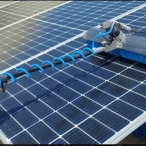 Cleaning solar panels has never been easier. Our solar panel cleaning brush is designed for simplicity, affordability, and versatility. With our solar panel cleaning brush and pole, you can say goodbye to the frustrations and high water consumption of other products on the market.