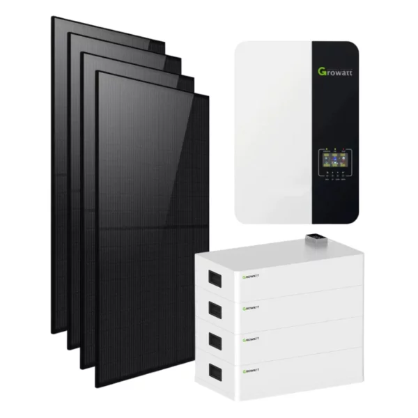 3.5 kW Off-Grid Solar System (120V/30AMP) with 5kWh Energy Storage+ 2640W Solar Array