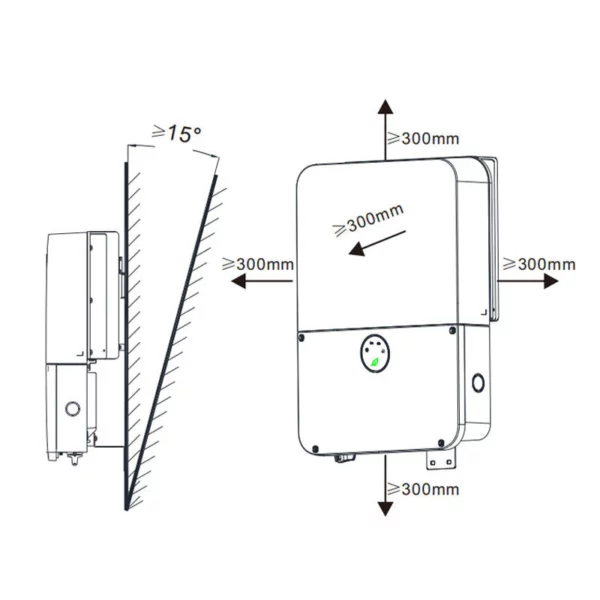Growatt 11.4kW MIN 11400TL-XH-US Grid-Tie Inverter | Battery Storage Solar Inverter - Image 7