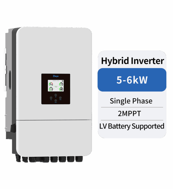SUN-5/6K-SG05LP1-EU-SM2 Hybrid Inverter Single Phase | 5-6kW | 2 MPPT | LV Battery Supported / Safe & Reliable / Smart / User-friendly