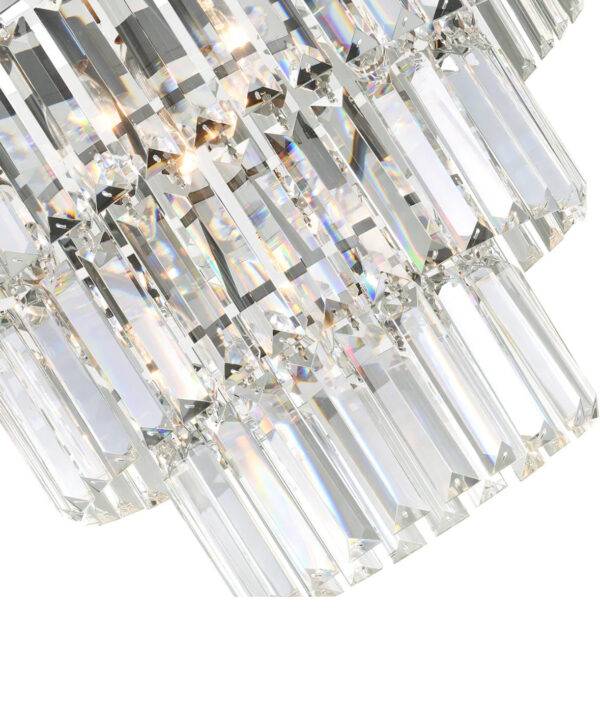 CWI Lighting Weiss 18 inch 5 Light Chandelier with Chrome Finish - Image 6