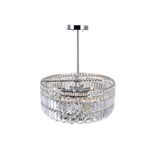 CWI Lighting Colosseum 20 inch 8 Light Chandelier with Chrome Finish - Image 3