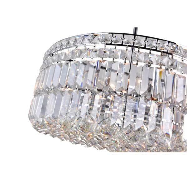 CWI Lighting Colosseum 20 inch 8 Light Chandelier with Chrome Finish