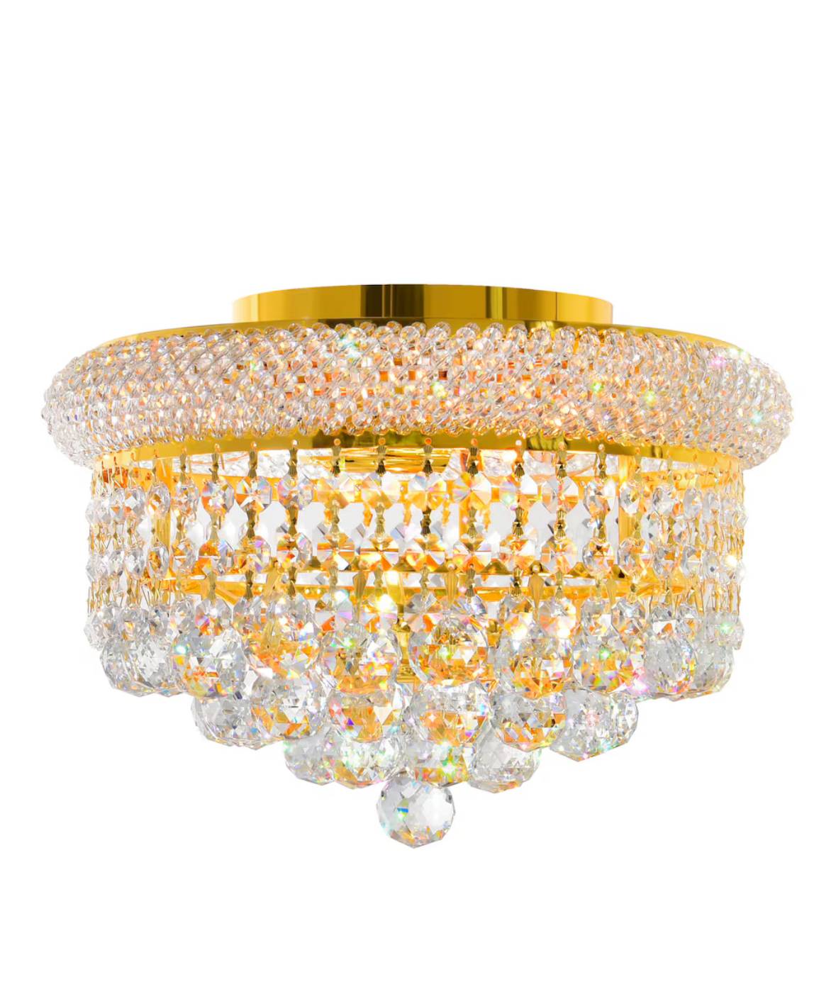CWI Lighting 20 Inches Gold Beaded Pendent