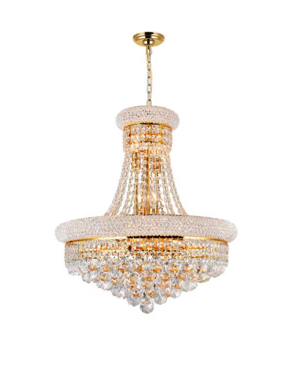CWI Lighting 20 Inches Gold Beaded Pendent