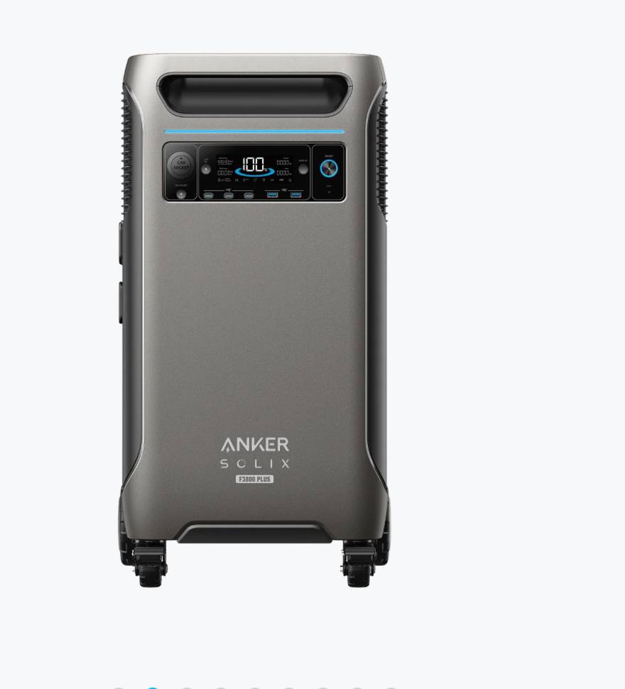 Anker SOLIX F3800 Plus Portable Power Station - 3,840Wh | 6,000W