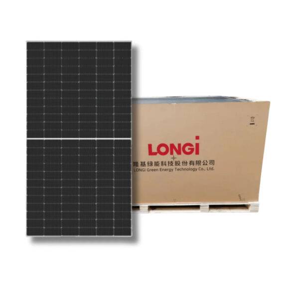 LONGi Hi-MO5 31 Pallet Of 550W Solar Panels - 144 Cell MC4 Silver - White 35mm, 1400mm Cables
