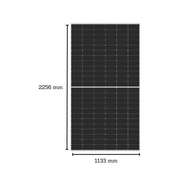 LONGi Hi-MO5 31 Pallet Of 550W Solar Panels - 144 Cell MC4 Silver - White 35mm, 1400mm Cables - Image 2