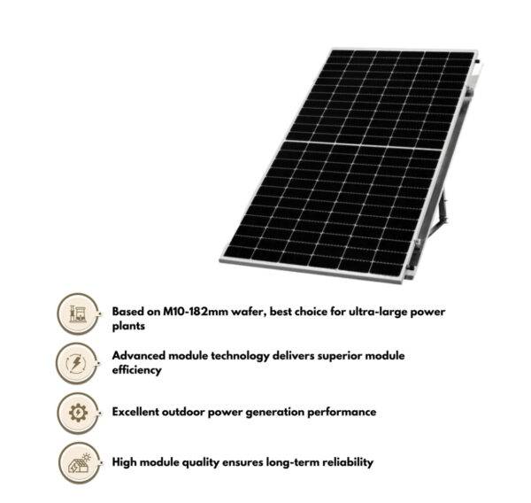 LONGi Hi-MO5 31 Pallet Of 550W Solar Panels - 144 Cell MC4 Silver - White 35mm, 1400mm Cables - Image 3