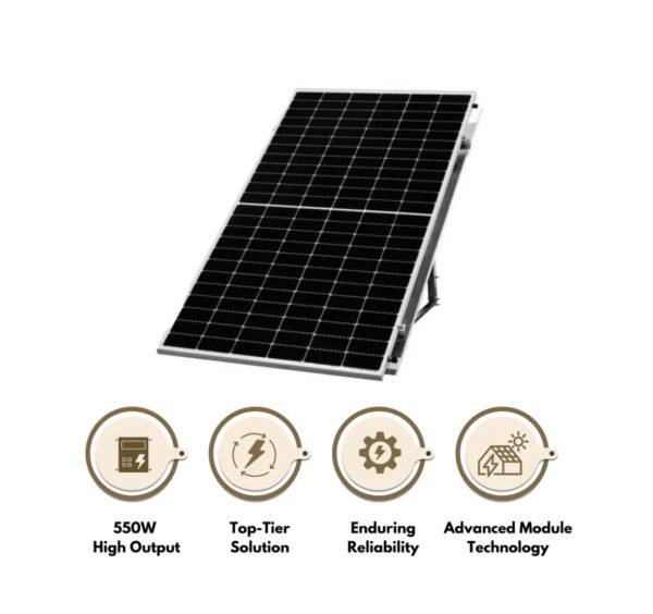 LONGi Hi-MO5 31 Pallet Of 550W Solar Panels - 144 Cell MC4 Silver - White 35mm, 1400mm Cables - Image 8